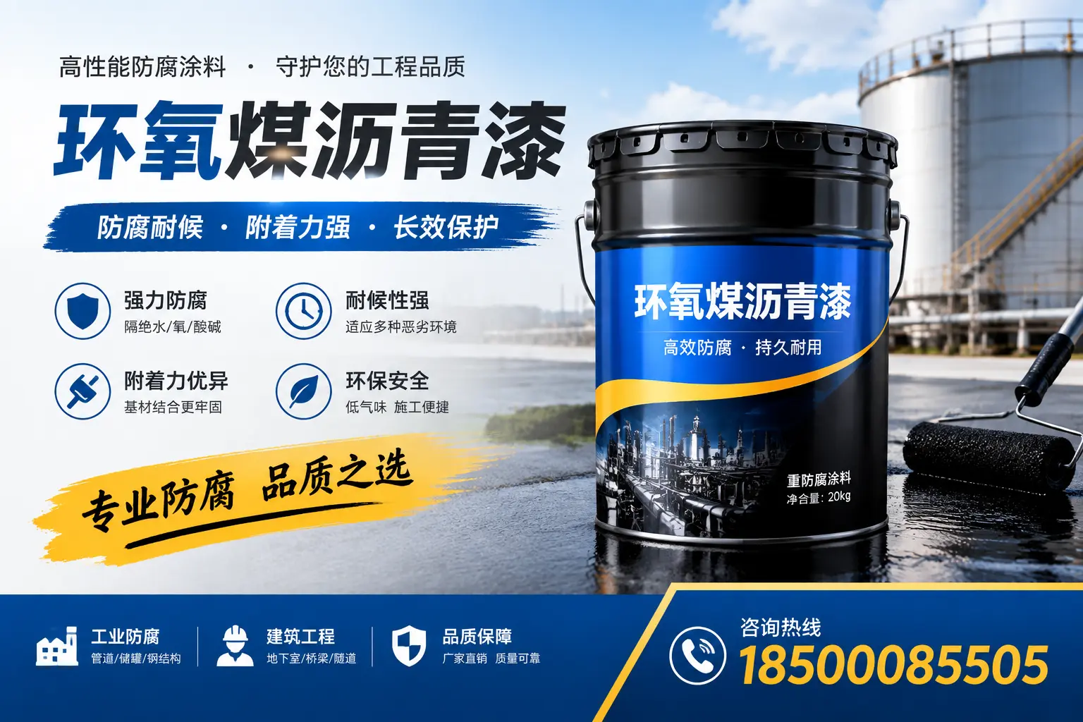 如何选择适合的环氧煤沥青漆？海口市场选型指南